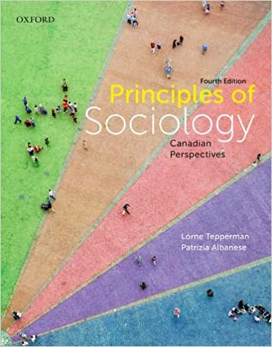 Test Bank for Principles of Sociology, Canadian Perspectives